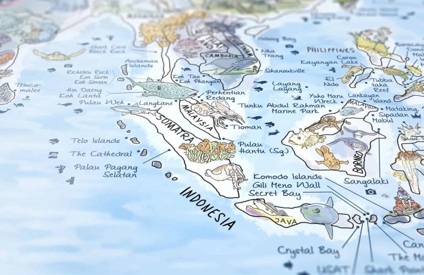 The Yoga Map. Foto Awesome Maps