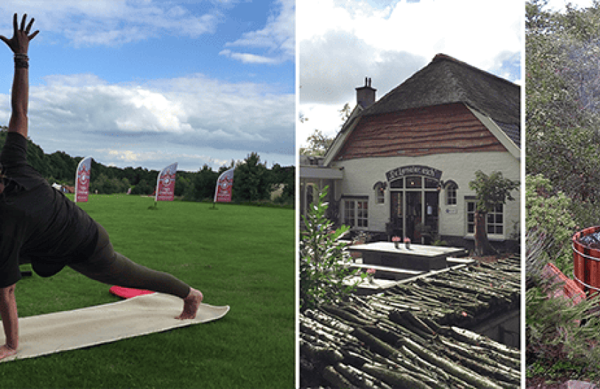 Yoga in de vrije natuur Nederland