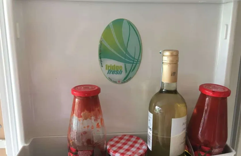 Fridge Fresh in de koelkast.
