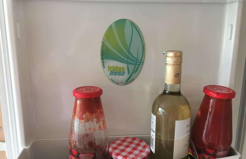 Fridge Fresh in de koelkast.