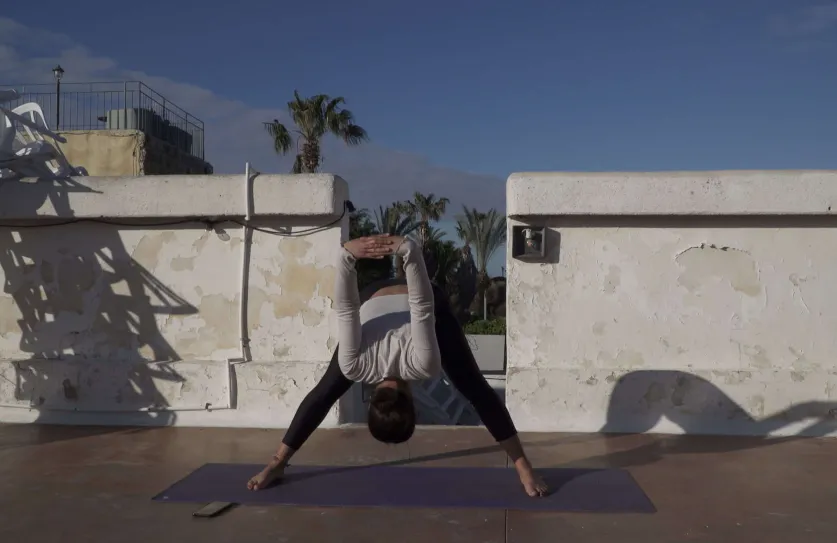 Gestrekte vooroverbuiging