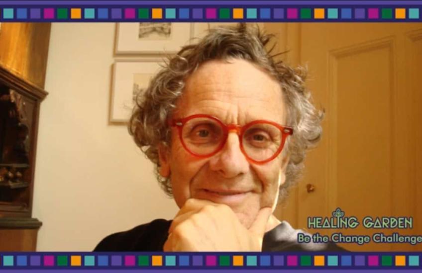 Willem de Ridder voor Be The Change Challenge. © Healing Garden Festival 