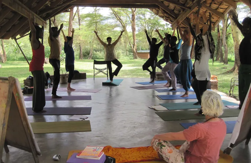 KidsYoga Training In Tanzania 