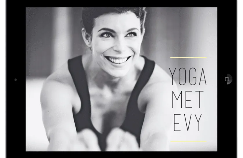 Yoga met Evy Gruyaert app hardlopen training