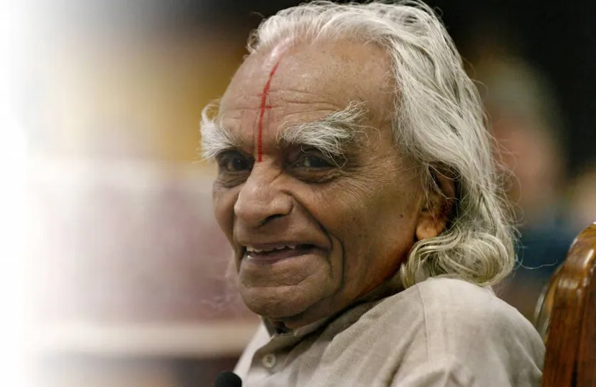 B.K.S. Iyengar in 2005. Foto door Lyn Alweis. 
