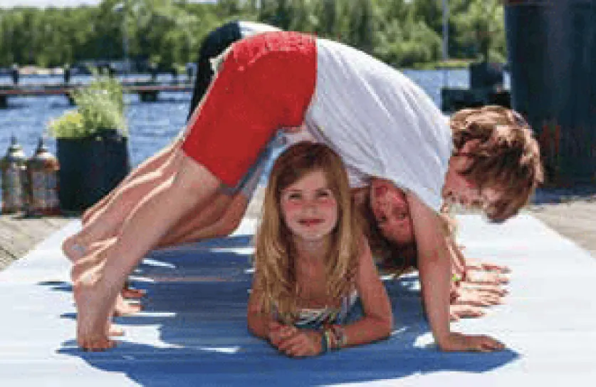 Kinderyoga. Foto Dolfijn Welness