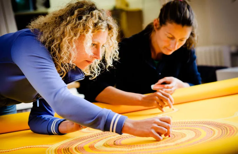 Iepke Seebregts en Saskia Hoek van Gekleurd Naakt