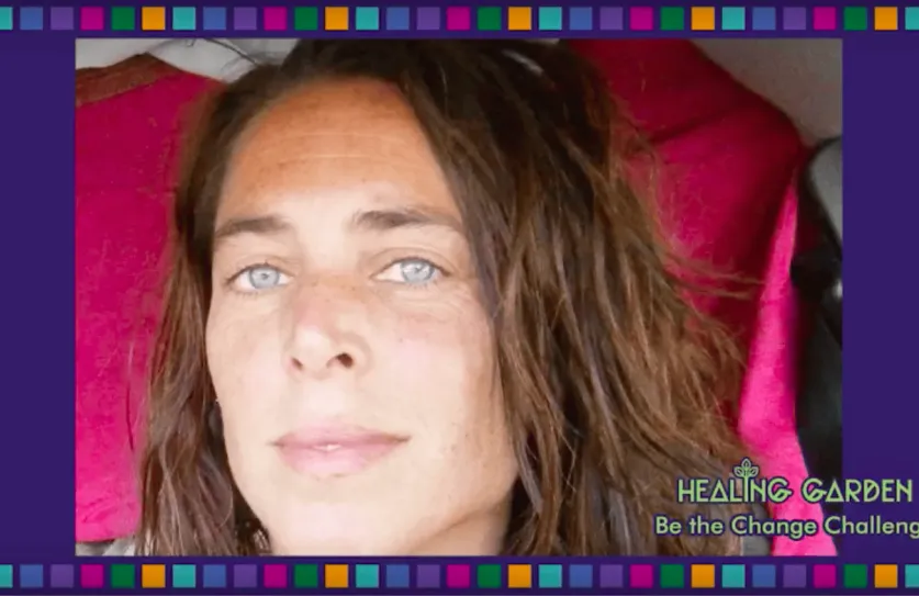 Sanna Holdert.  bron: Be The Change Challenge van het Healing Garden Festival