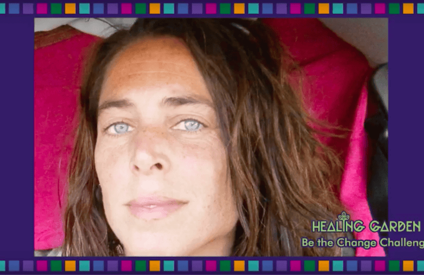 Sanna Holdert.  bron: Be The Change Challenge van het Healing Garden Festival