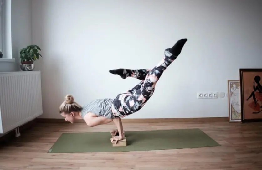 yoga houding block