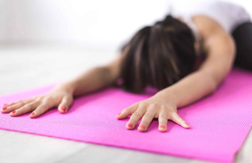 Yoga docent wie vrouw
