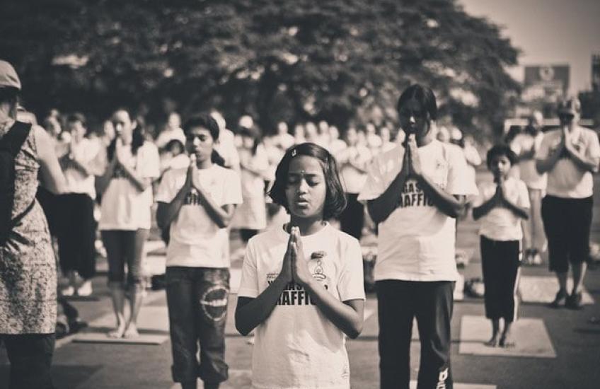 Yoga tegen mensenhandel