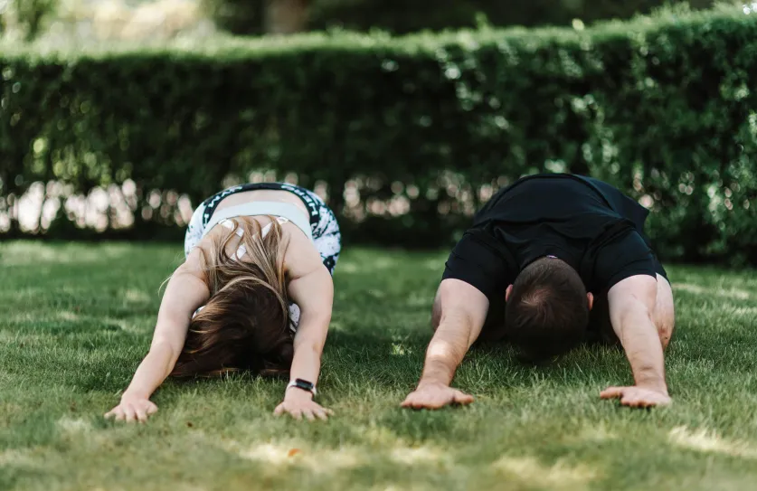 Yoga in de buitenlucht