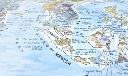 The Yoga Map. Foto Awesome Maps