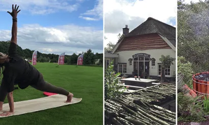 Yoga in de vrije natuur Nederland