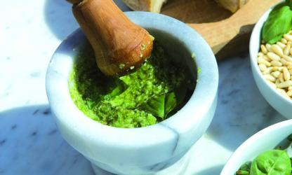 Pesto naar recept van La Vialla