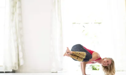 Parsva Bakasana (Zijwaartse kraanvogel)