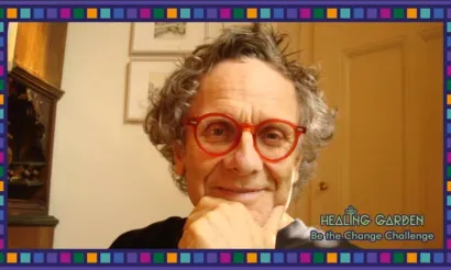 Willem de Ridder voor Be The Change Challenge. © Healing Garden Festival 