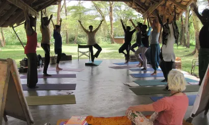 KidsYoga Training In Tanzania 