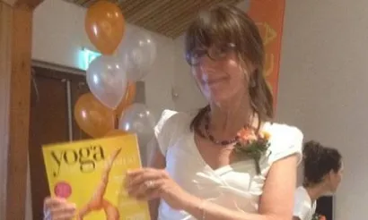 Nationale Stoelyogadag / Yoga International-hoofdredacteur Marciel Witteman was erbij