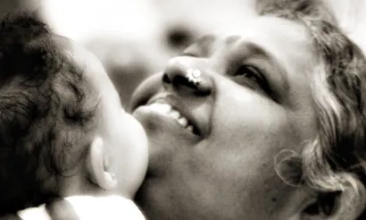 Amma omhelst een kind