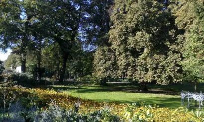 De Paleistuin achter Koninklijk Paleis Noordeinde