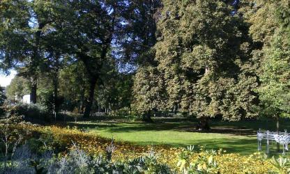 De Paleistuin achter Koninklijk Paleis Noordeinde