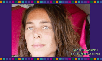 Sanna Holdert.  bron: Be The Change Challenge van het Healing Garden Festival