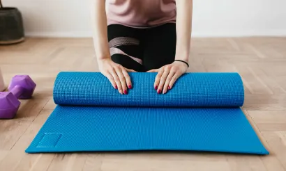 Het gebruik van een yogariem