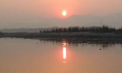 Opstaan in de Santosh Puri Ashram