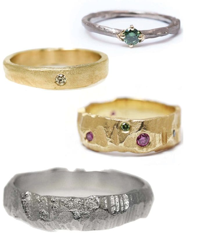 Gerecyclede sieraden van onbedoelde schoonheid