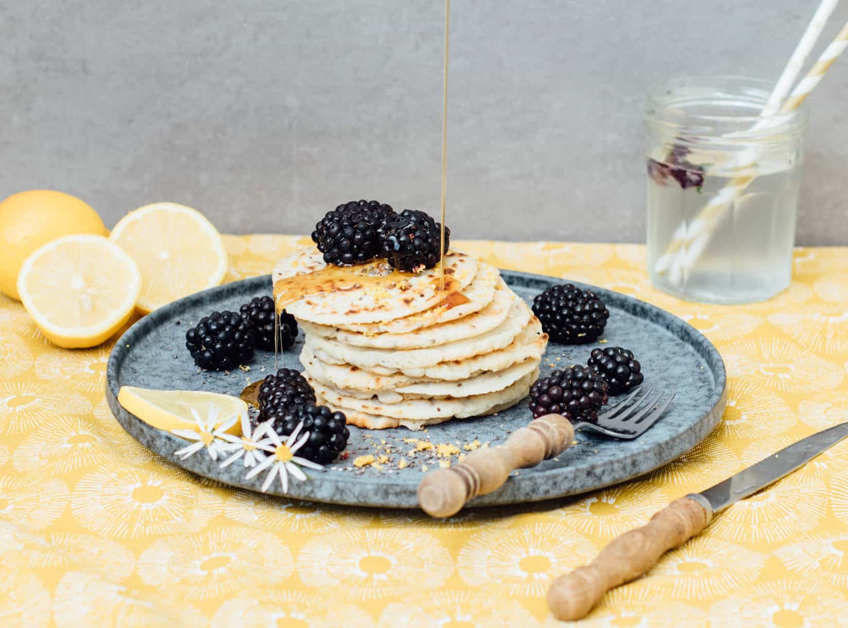 Recept: Chia citroen pannenkoeken