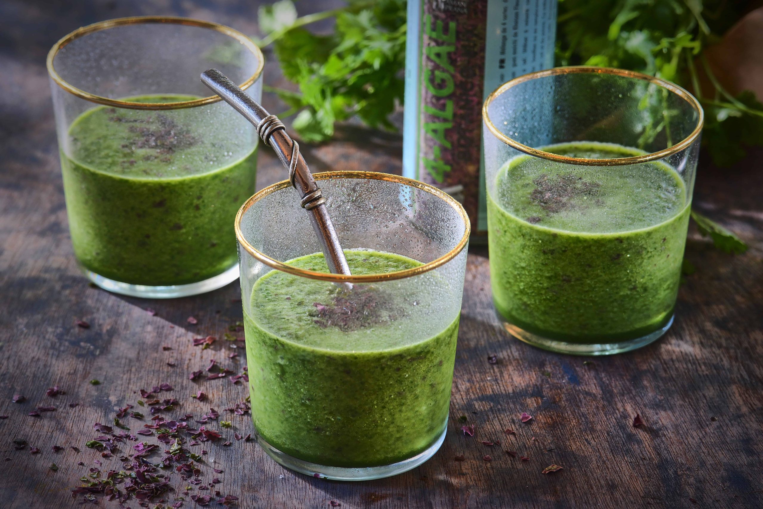 Recept: Green vegan detox smoothie met zeewier