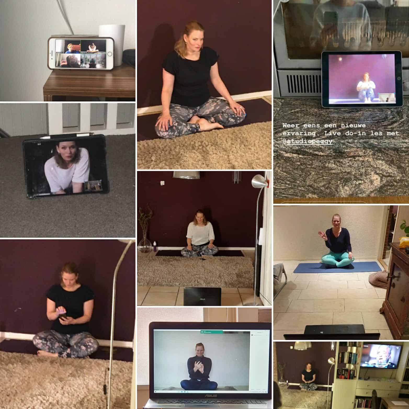Yogadocente Peggy vertelt over haar ervaring met online yogales geven