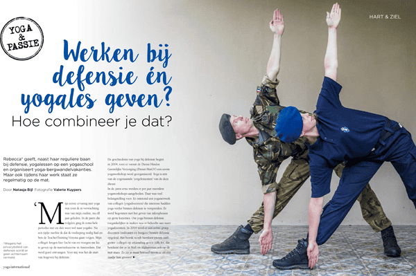PREVIEW: Werken bij defensie én yogales geven?