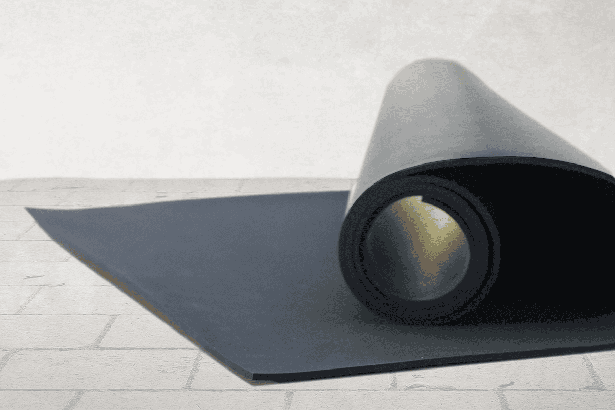 De rubberen yogamat van de Yogawebshop