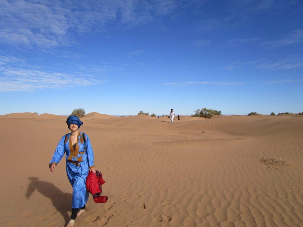 Een yoga-verdiepingsreis door de Sahara: Sandra vertelt haar bijzondere verhaal
