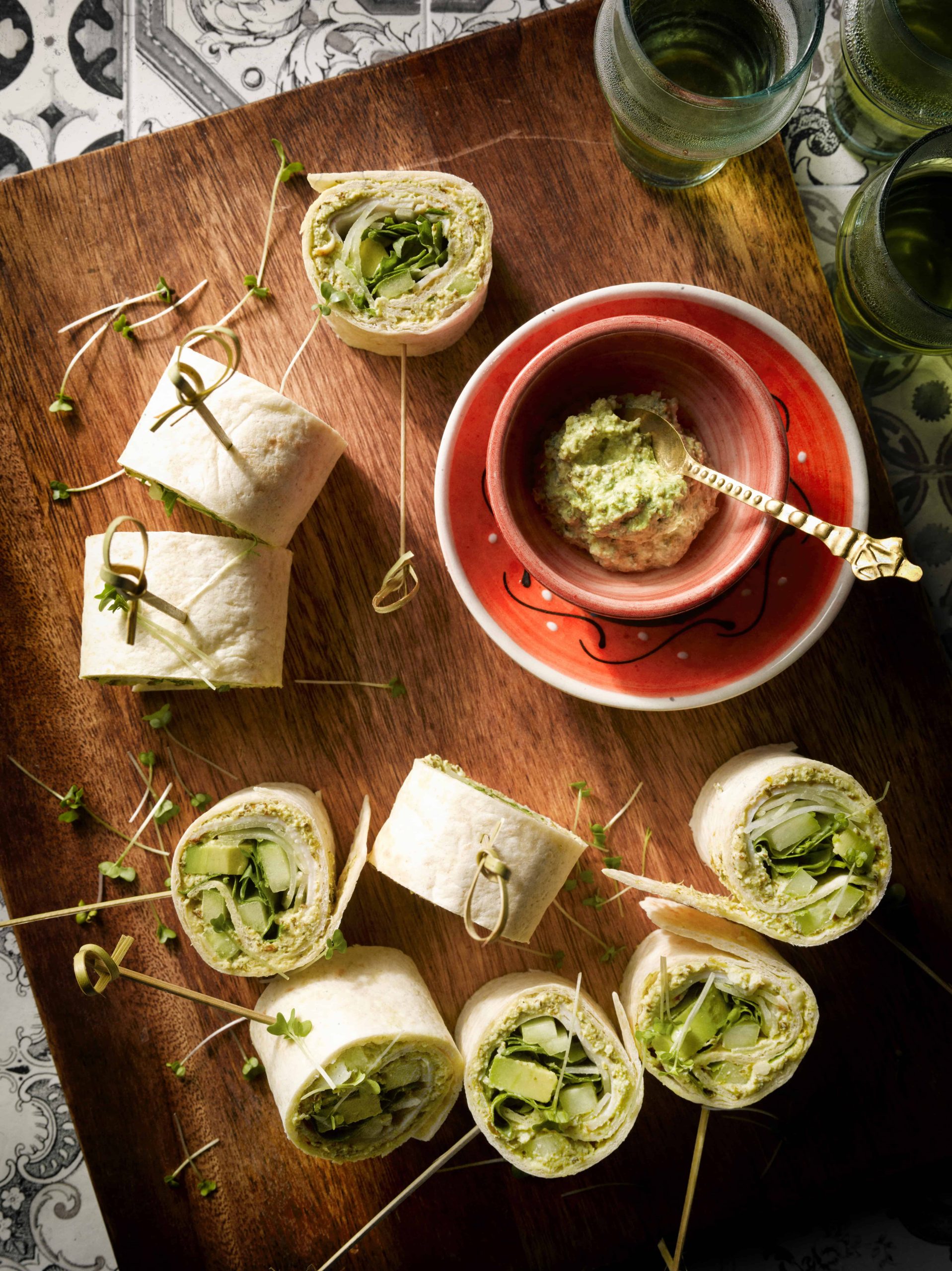 Recept: gezonde tortillawraps met esfenaj