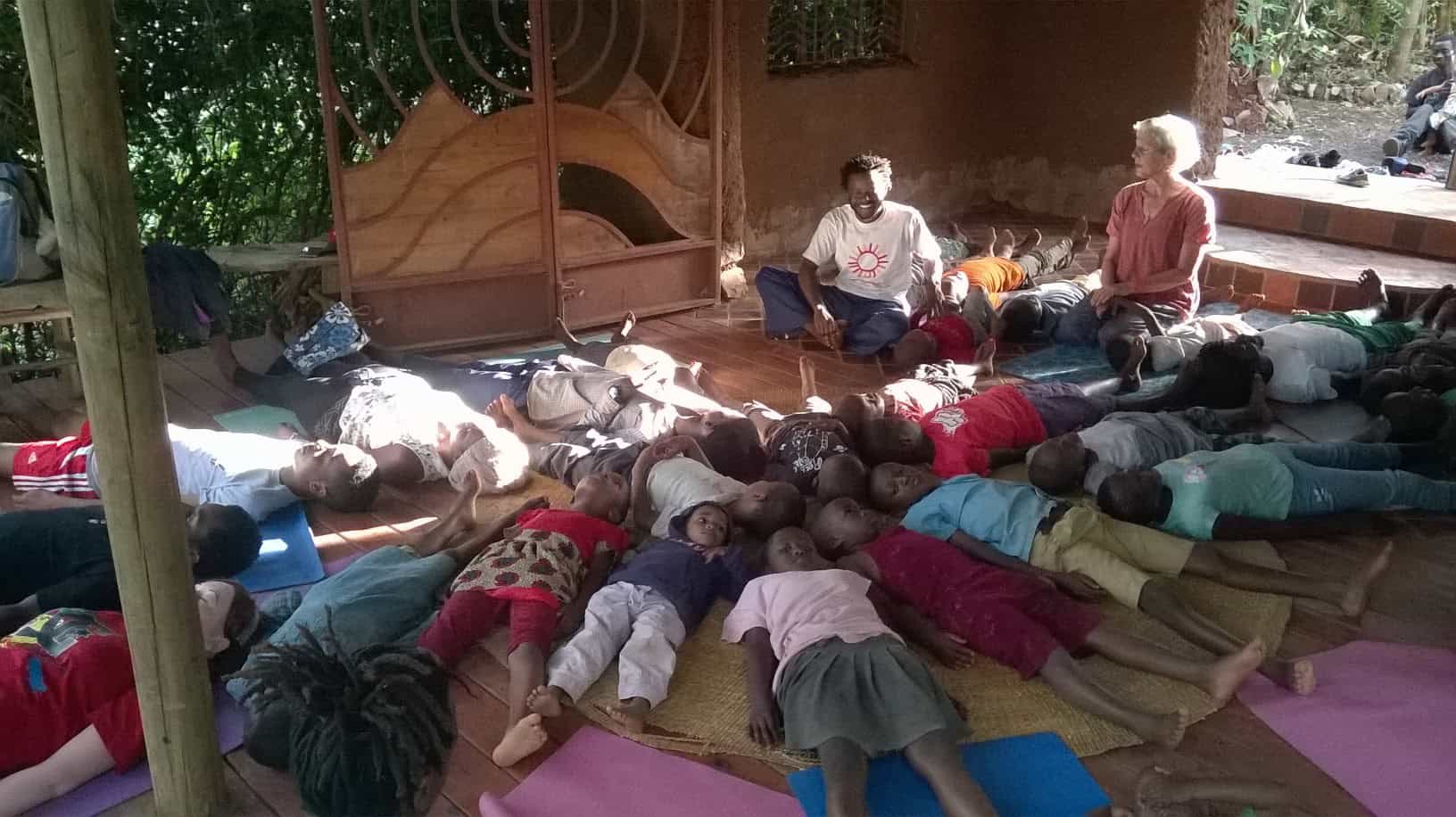 Kidsyoga Training In Tanzania